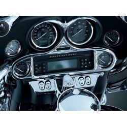 PartzBiz HD KA7229 - แพ็คเกจแฟริ่งภายใน Kuryakyn Chrome สำหรับ Harley FLH/FLT | 7229