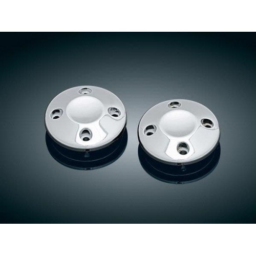 PartzBiz HD: 4412521-Kuryakyn Chrome End Caps (Pair) | 6243 PartzBiz HD: 4412521-Kuryakyn Chrome End Caps (Pair) | 6243