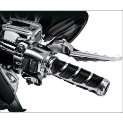 PartzBiz HD KA6352 - Kuryakyn Chrome Kinetic Grips เหมาะกับ | 6352