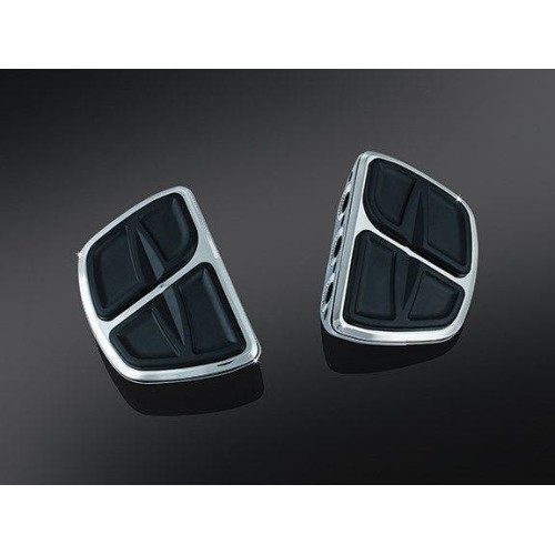 PartzBiz HD: 4412516-Kuryakyn Chrome Kinetic Mini Boards ที่ไม่มีอะแดปเตอร์ Universal Fitment PartzBiz HD: 4412516-Kuryakyn Chrome Kinetic Mini Boards ที่ไม่มีอะแดปเตอร์ Universal Fitment
