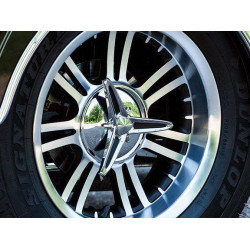 PartzBiz HD KA1243 - Kuryakyn Chrome Knock-Off Center Caps for Trikes | 1243 PartzBiz HD KA1243 - Kuryakyn Chrome Knock-Off Center Caps for Trikes | 1243