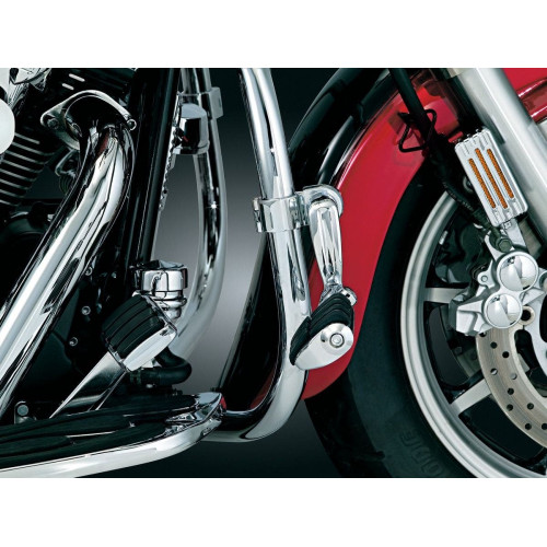 PartzBiz HD: 4412485-Kuryakyn Chrome Longhorn Offset Dually Highway ISO หมุด 1-1/4” แถบป้องกันเครื่องยนต์ | 4575