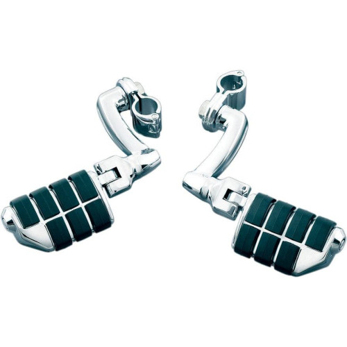 PartzBiz HD: 4412486-Kuryakyn Chrome Longhorn Offset Dually Highway ISO Pegs 1" Engine Guard Bars | 7980