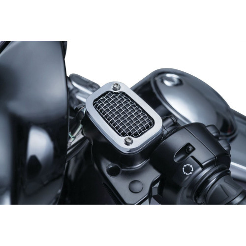 PartzBiz HD: 4412462-Kuryakyn Chrome Mesh Hydraulic Clutch Master Cylinder Cover Harley Milwaukee M8 2017 6562 PartzBiz HD: 4412462-Kuryakyn Chrome Mesh Hydraulic Clutch Master Cylinder Cover Harley Milwaukee M8 2017 6562