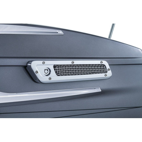 PartzBiz HD: 4412464-Kuryakyn Chrome Mesh Saddlebag Hinge Latch Covers สำหรับ Harley 14-17 Touring | 6509