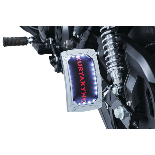 PartzBiz HD: 4412466-Kuryakyn Chrome Nova Vertical Side Mount License Plate Holder Harley / Metric | 3190 PartzBiz HD: 4412466-Kuryakyn Chrome Nova Vertical Side Mount License Plate Holder Harley / Metric | 3190