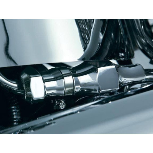 PartzBiz HD: 4412468-Kuryakyn Chrome Oil Line Cover for Softail Models | 7203 PartzBiz HD: 4412468-Kuryakyn Chrome Oil Line Cover for Softail Models | 7203