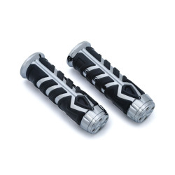 PartzBiz HD KA5636 - ปลอกแฮนด์ Kuryakyn Chrome Spear สำหรับแฮนด์บาร์ขนาด 7/8 นิ้ว Universal Indian Honda Yamaha PartzBiz HD KA5636 - ปลอกแฮนด์ Kuryakyn Chrome Spear สำหรับแฮนด์บาร์ขนาด 7/8 นิ้ว Universal Indian Honda Yamaha