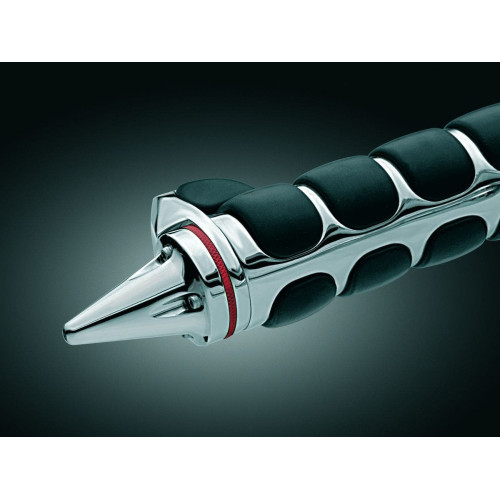 PartzBiz HD: 4412408-Kuryakyn Chrome Stiletto End Caps ISO Kinetic and Braided Harley Metric Grips | 6249 PartzBiz HD: 4412408-Kuryakyn Chrome Stiletto End Caps ISO Kinetic and Braided Harley Metric Grips | 6249