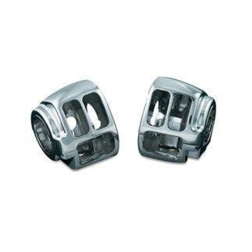 PartzBiz HD: 4412413-Kuryakyn Chrome Switch Housings Handlebar Control Kit Harley FL/FX FXD XL 11-17 | 1747 PartzBiz HD: 4412413-Kuryakyn Chrome Switch Housings Handlebar Control Kit Harley FL/FX FXD XL 11-17 | 1747
