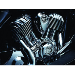 PartzBiz HD KA5641 - Kuryakyn Chrome Tappet Block Accents สำหรับ Indain 2014 - 5641 PartzBiz HD KA5641 - Kuryakyn Chrome Tappet Block Accents สำหรับ Indain 2014 - 5641