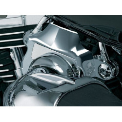 PartzBiz HD KA7246 - Kuryakyn Chrome Throttle Body Cover for Harley Twin Cam Models with Hyperchargers | 7246