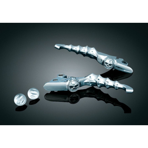 PartzBiz HD: 4412369-Kuryakyn Chrome Zombie Brake Clutch Levers Harley FLH/T Cable Clutch 08-13 | 1058 PartzBiz HD: 4412369-Kuryakyn Chrome Zombie Brake Clutch Levers Harley FLH/T Cable Clutch 08-13 | 1058