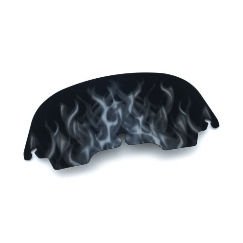 PartzBiz HD: 4412344-Kuryakyn Custom 7" Airmaster Flame Windshield for Harley Batwing 96-13 Touring | 1272