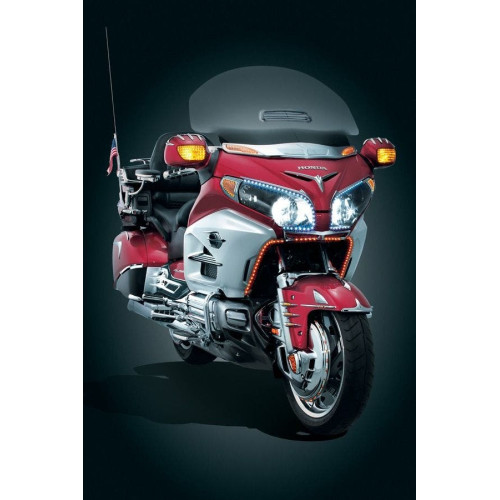 PartzBiz HD: 4412299-Kuryakyn Chrome Fairing / Vent Spear Shape Fins สำหรับ Honda Goldwing รุ่น 12-15 | 7360
