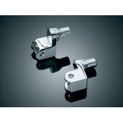 PartzBiz HD KA7946 - Kuryakyn Chrome Front Tapered Peg Adapters for Honda Goldwing PartzBiz HD KA7946 - Kuryakyn Chrome Front Tapered Peg Adapters for Honda Goldwing