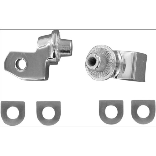 PartzBiz HD: 4412260-Kuryakyn Chrome Splined Peg Adapters for Yamaha