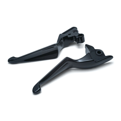 PartzBiz HD: 4412231-Kuryakyn Gloss Black Boss Blade Hand Levers for Harley Touring 08-13 Cable Clutch 1848 PartzBiz HD: 4412231-Kuryakyn Gloss Black Boss Blade Hand Levers for Harley Touring 08-13 Cable Clutch 1848