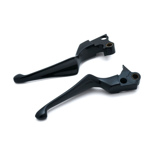PartzBiz HD: 4412232-Kuryakyn Gloss Black Boss Blades Hand Levers for Harley Softail XL FL Dyna FXR 1847 PartzBiz HD: 4412232-Kuryakyn Gloss Black Boss Blades Hand Levers for Harley Softail XL FL Dyna FXR 1847