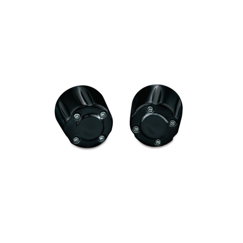 PartzBiz HD: 4412238-Kuryakyn 6339 Gloss Black Hand Grip End Weights Harley Metric Goldwing