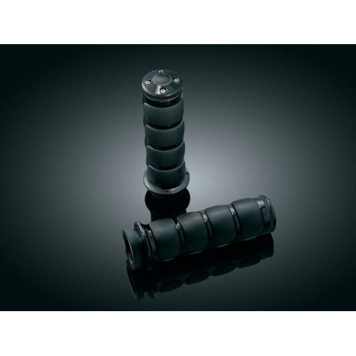 PartzBiz HD: 4412242-Kuryakyn Gloss Black ISO Hand Grips Harley W/ Cable Throttle Models | 6320 PartzBiz HD: 4412242-Kuryakyn Gloss Black ISO Hand Grips Harley W/ Cable Throttle Models | 6320