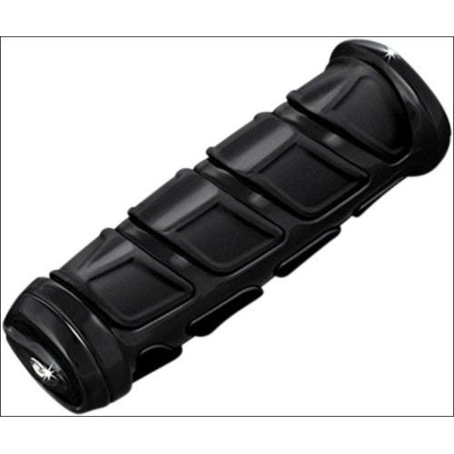 PartzBiz HD: 4412205-Kuryakyn Gloss Black Kinetic Grips 08-up Touring | 6353 PartzBiz HD: 4412205-Kuryakyn Gloss Black Kinetic Grips 08-up Touring | 6353