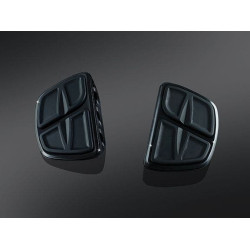 PartzBiz HD KA7613 - Kuryakyn Gloss Black Kinetic Mini Boards without Adapters Universal Fitment