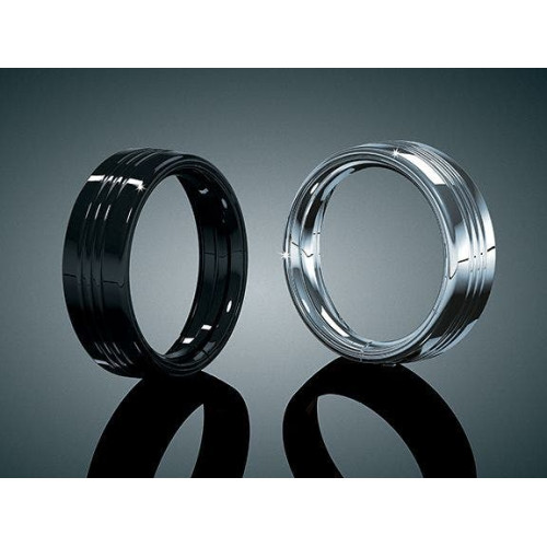 PartzBiz HD: 4412215-Kuryakyn Gloss Black Non LED Trim Ring for 7" Headlight (ea) | 7276