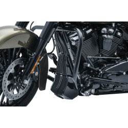 PartzBiz HD KA6420 - Kuryakyn Black Precision ฝาครอบเฟรมด้านบน Harley Milwaukee M8 2017 FLH/T 6420