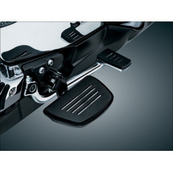 PartzBiz HD KA7564 - Kuryakyn Gloss Black Premium Mini Boards with Comfort Drop Mounts Honda Goldwing