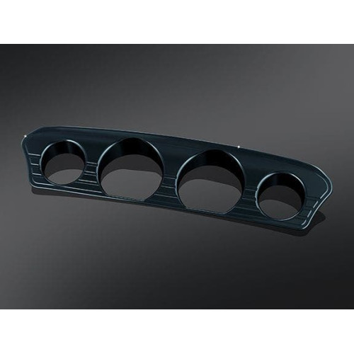 PartzBiz HD: 4412194-Kuryakyn Gloss Black Tri-Line Gauge Trim for Harley '14-'17 Touring & Trike