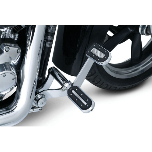 PartzBiz HD: 4412144-Kuryakyn Heavy Industry Chrome FX Brake Pedal Pad for Harley Softail Dyna XL 7037 PartzBiz HD: 4412144-Kuryakyn Heavy Industry Chrome FX Brake Pedal Pad for Harley Softail Dyna XL 7037