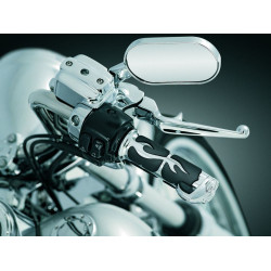 PartzBiz HD ka6250 - Kuryakyn Chrome ISO-Throttle Boss สำหรับ ISO Flame และ Transformer Grips (ea) | 6250