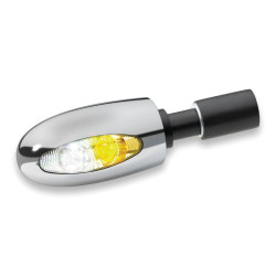 PartzBiz HD KA2556 - Kuryakyn Kellermann BL 1000 2556 Chrome Amber LED สัญญาณไฟเลี้ยวปลายบาร์ Harley & เมตริก PartzBiz HD KA2556 - Kuryakyn Kellermann BL 1000 2556 Chrome Amber LED สัญญาณไฟเลี้ยวปลายบาร์ Harley & เมตริก