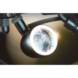 PartzBiz HD KA2553 - Kuryakyn Kellermann Bullet 1000 2553 ไฟเลี้ยวหน้า LED สีเหลืองอำพันสีดำ Harley & Metric PartzBiz HD KA2553 - Kuryakyn Kellermann Bullet 1000 2553 ไฟเลี้ยวหน้า LED สีเหลืองอำพันสีดำ Harley & Metric