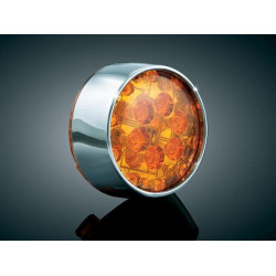 PartzBiz HD KA5442 - Kuryakyn ไฟเลี้ยวหน้า LED ใส่ทรง Bullet Style Amber | 5442 PartzBiz HD KA5442 - Kuryakyn ไฟเลี้ยวหน้า LED ใส่ทรง Bullet Style Amber | 5442