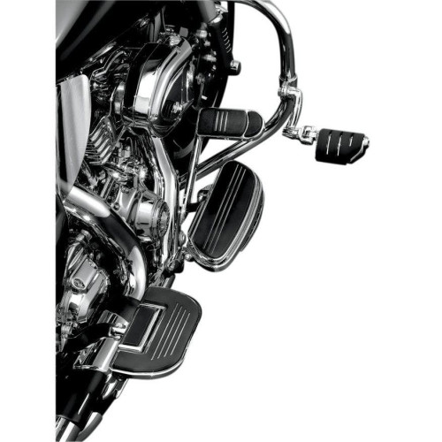 PartzBiz HD: 4412037-Kuryakyn Chrome Longhorn Offset Trident Highway Pegs 1-1/4" Engine Guard | 7555 PartzBiz HD: 4412037-Kuryakyn Chrome Longhorn Offset Trident Highway Pegs 1-1/4" Engine Guard | 7555