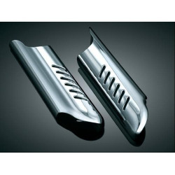 PartzBiz HD KA7765 - Kuryakyn Chrome Lower Leg Deflector Shields for Harley | 7765 PartzBiz HD KA7765 - Kuryakyn Chrome Lower Leg Deflector Shields for Harley | 7765