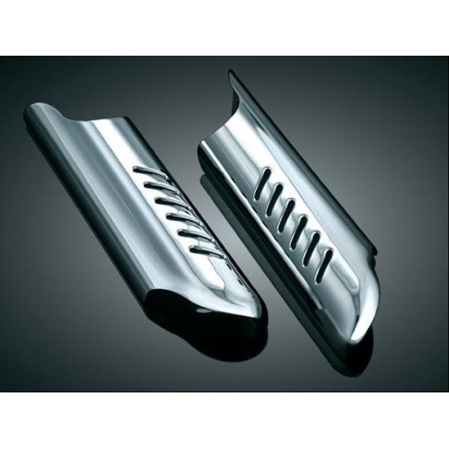 PartzBiz HD: 4412044-Kuryakyn Chrome Lower Leg Deflector Shields for Harley | 7765 PartzBiz HD: 4412044-Kuryakyn Chrome Lower Leg Deflector Shields for Harley | 7765