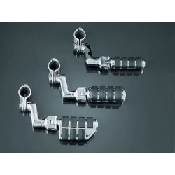 PartzBiz HD KA7998 - Kuryakyn Chrome Tour-Tech Cruise Offset ติดตั้งพักเท้า ISO ขนาดเล็กและแคลมป์แบบเร็ว | 7998 PartzBiz HD KA7998 - Kuryakyn Chrome Tour-Tech Cruise Offset ติดตั้งพักเท้า ISO ขนาดเล็กและแคลมป์แบบเร็ว | 7998