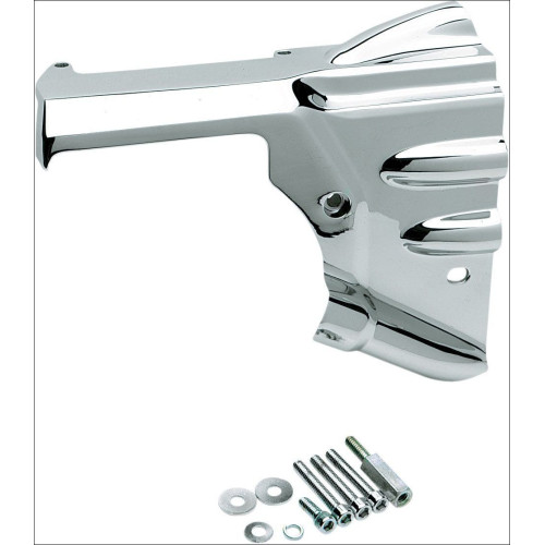 PartzBiz HD: 4411995-Kuryakyn Chrome Transmission Shroud Cover for Harley 02-06 Touring Stock or Dual | 8201 PartzBiz HD: 4411995-Kuryakyn Chrome Transmission Shroud Cover for Harley 02-06 Touring Stock or Dual | 8201