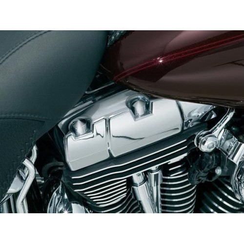PartzBiz HD: 4412000-Kuryakyn Chrome Packed Rocker Box Bolt Covers (ชุด 6 ชิ้น) สำหรับ Harley Twin Cam | 8693 PartzBiz HD: 4412000-Kuryakyn Chrome Packed Rocker Box Bolt Covers (ชุด 6 ชิ้น) สำหรับ Harley Twin Cam | 8693