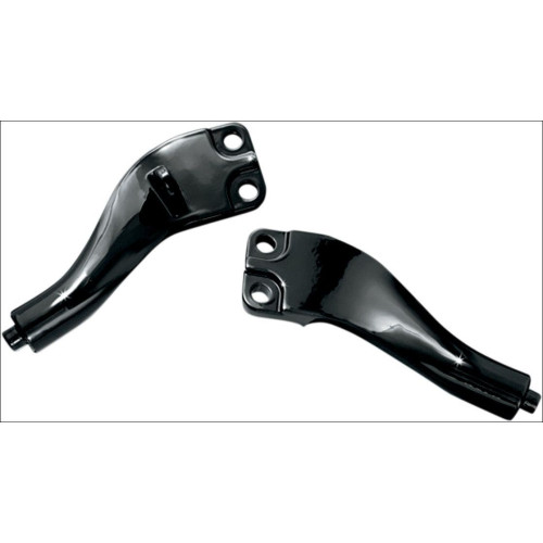 PartzBiz HD: 4412003-Kuryakyn Black Passenger Board Mounts for Harley Dyna PartzBiz HD: 4412003-Kuryakyn Black Passenger Board Mounts for Harley Dyna
