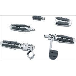 PartzBiz HD KA4400 - Kuryakyn Chrome Retro Foot Pegs | 4400 PartzBiz HD KA4400 - Kuryakyn Chrome Retro Foot Pegs | 4400