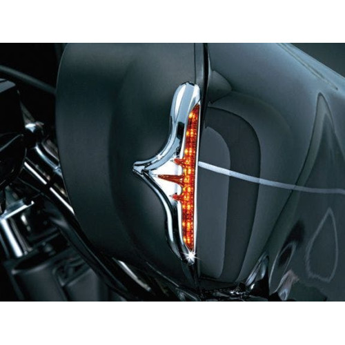 PartzBiz HD: 4411926-Kuryakyn Run-Turn Edge Chrome Accents สำหรับ Harley Batwing Fairing (ea) | 3724 PartzBiz HD: 4411926-Kuryakyn Run-Turn Edge Chrome Accents สำหรับ Harley Batwing Fairing (ea) | 3724