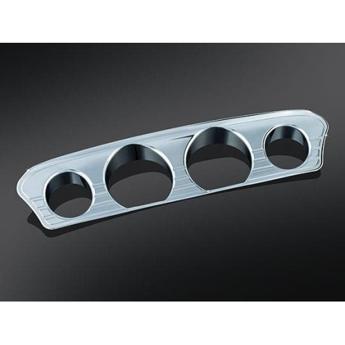 PartzBiz HD: 4411809-Kuryakyn Chrome Tri-Line Gauge Trim for Harley '14-'17 Touring & Trike PartzBiz HD: 4411809-Kuryakyn Chrome Tri-Line Gauge Trim for Harley '14-'17 Touring & Trike