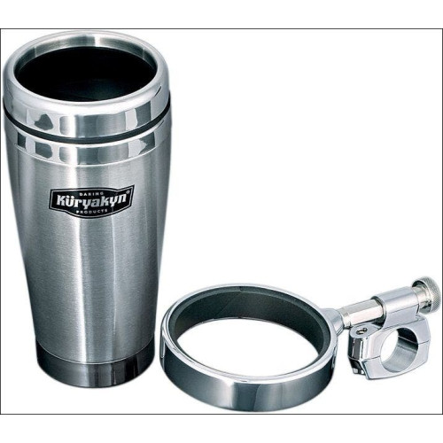 PartzBiz HD: 4411794-Kuryakyn Universal 1” ที่วางแก้วน้ำแบบติดแฮนด์พร้อมแก้วสแตนเลส | 1464 PartzBiz HD: 4411794-Kuryakyn Universal 1” ที่วางแก้วน้ำแบบติดแฮนด์พร้อมแก้วสแตนเลส | 1464