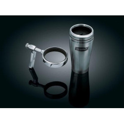 PartzBiz HD KA1463 - Kuryakyn Universal Perch Drink Holder with Stainless Steel Mug | 1463 PartzBiz HD KA1463 - Kuryakyn Universal Perch Drink Holder with Stainless Steel Mug | 1463