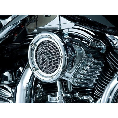 PartzBiz HD: 4411765-Kuryakyn 9510 Chrome Velociraptor เครื่องฟอกอากาศ Harley Sportster XL 91-06