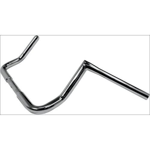 PartzBiz HD: 4411728-La Choppers Chrome 1 1/4" Twin Peaks Handlebars 10" Harley Batwing Fairing FLH/T | LA-7361-10